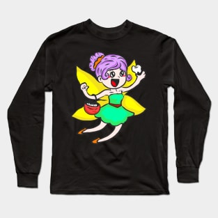 Mardi Gras Tooth Fairy Costume Original Gift Long Sleeve T-Shirt